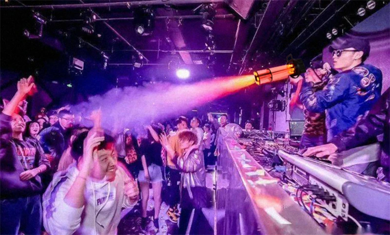 Ручной светодиодный пистолет CO2 2 шт. RGB струйная машина спецэффекты диджейская