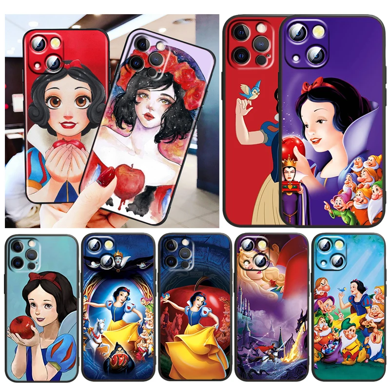 

Disney Cartoon Animation Snow White Seven Dwarfs For Apple iPhone 13 12 Pro Max Mini 11 Pro XS Max X XR 6 7 8 Plus 5 Phone Case