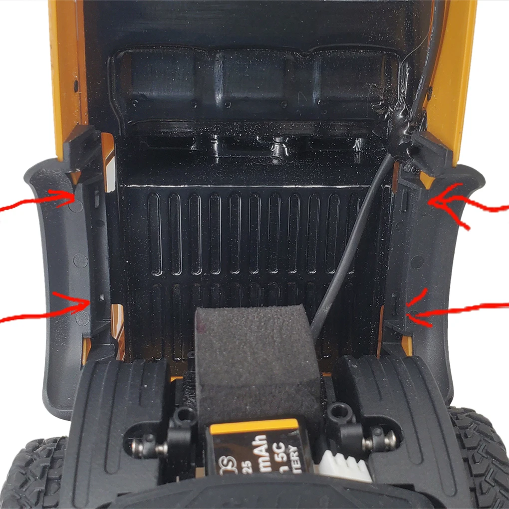 FMS FCX24M D110 имитация печати внутренняя подкладка крыла лба для 1/24 RC Camel Cup Land Rover Defender