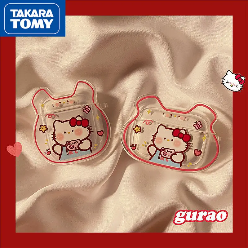 

TAKARA TOMY Hello Kitty AirPods 3 Case Apple AirPods 2 Cover AirPods Pro Cartoon Case IPhone Earphone Accessories Air Pod Case