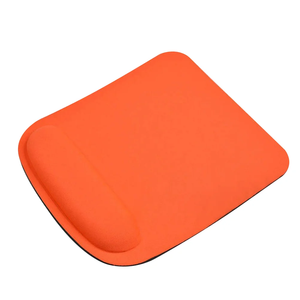

Mat Mouse Pad Wrist Rest Support Gaming Mouse Pad Comfort Rubber (Orange)