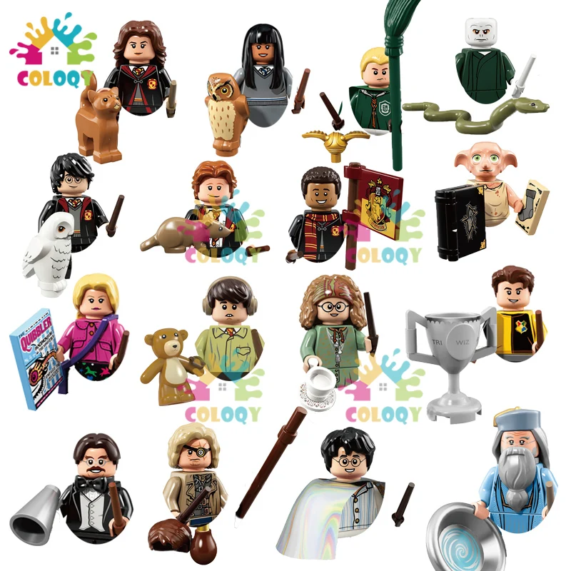 

New Harris Building Blocks Mini Action Figures Cartoon Anime Game Character Bricks Model Toys For Kids Birthday Gifts