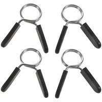 4pcs 30mm barbell gym weight lifting dumbbell lock clamp spring collar clips