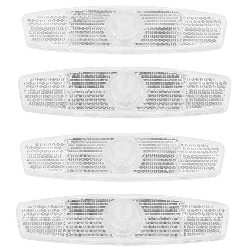 

Bike Bicycle Wheel Spoke Reflectors Reflective Safe Mountain Road / White / 2 Pair