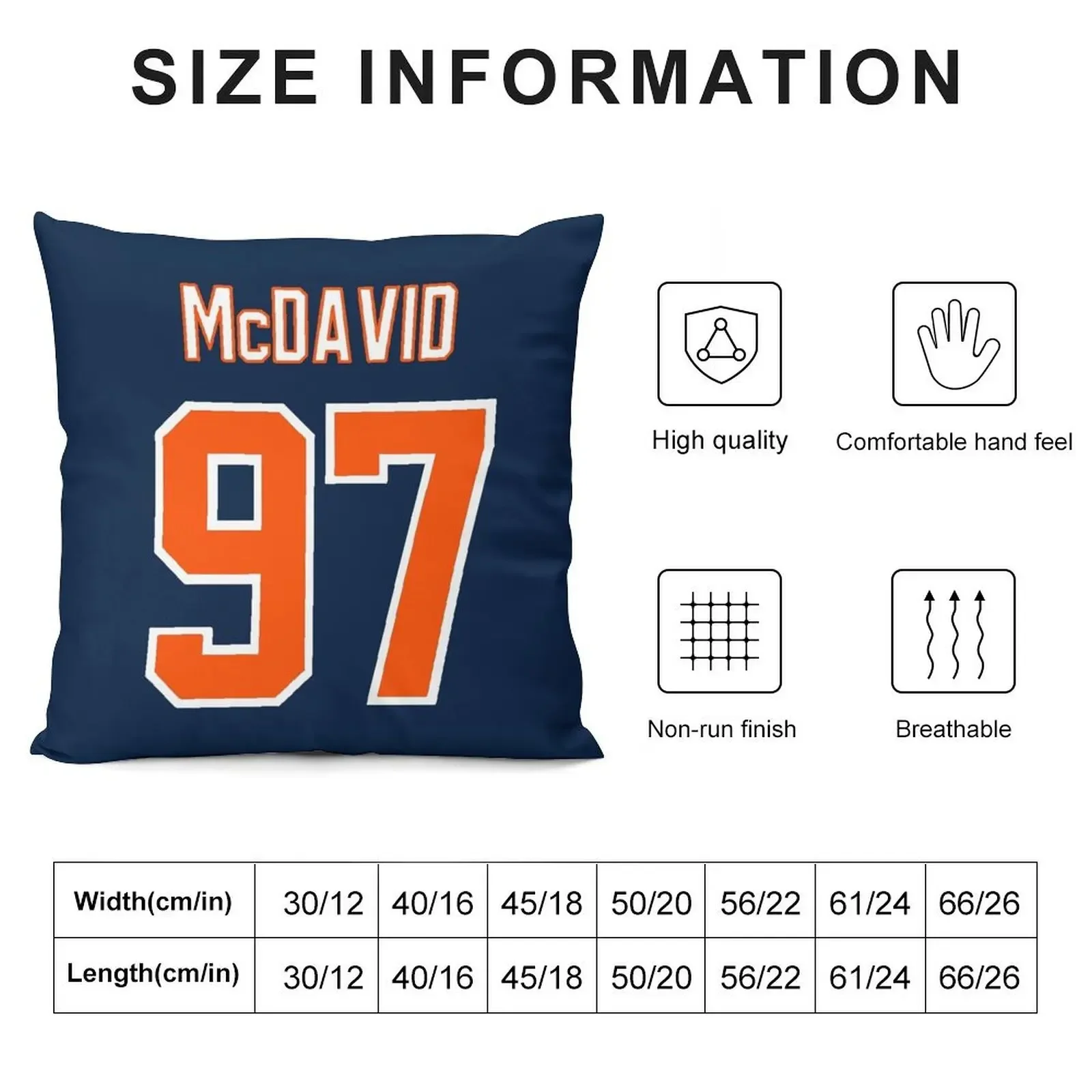 Декоративная подушка Connor McDavid подушки для сна диванные чехол