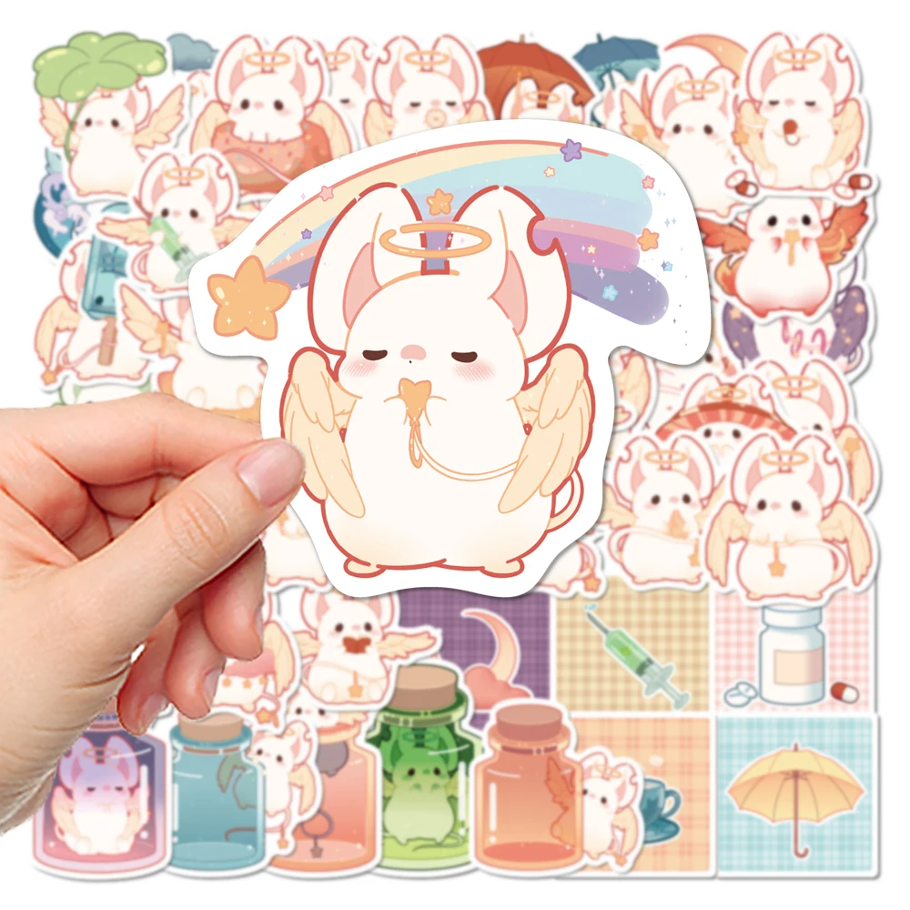 

Наклейки «ангельская мышь» для ноутбука, чашки для воды, декоративные наклейки для нежелательного журнала, водонепроницаемые наклейки «сделай сам» для планировщика, фотоальбом