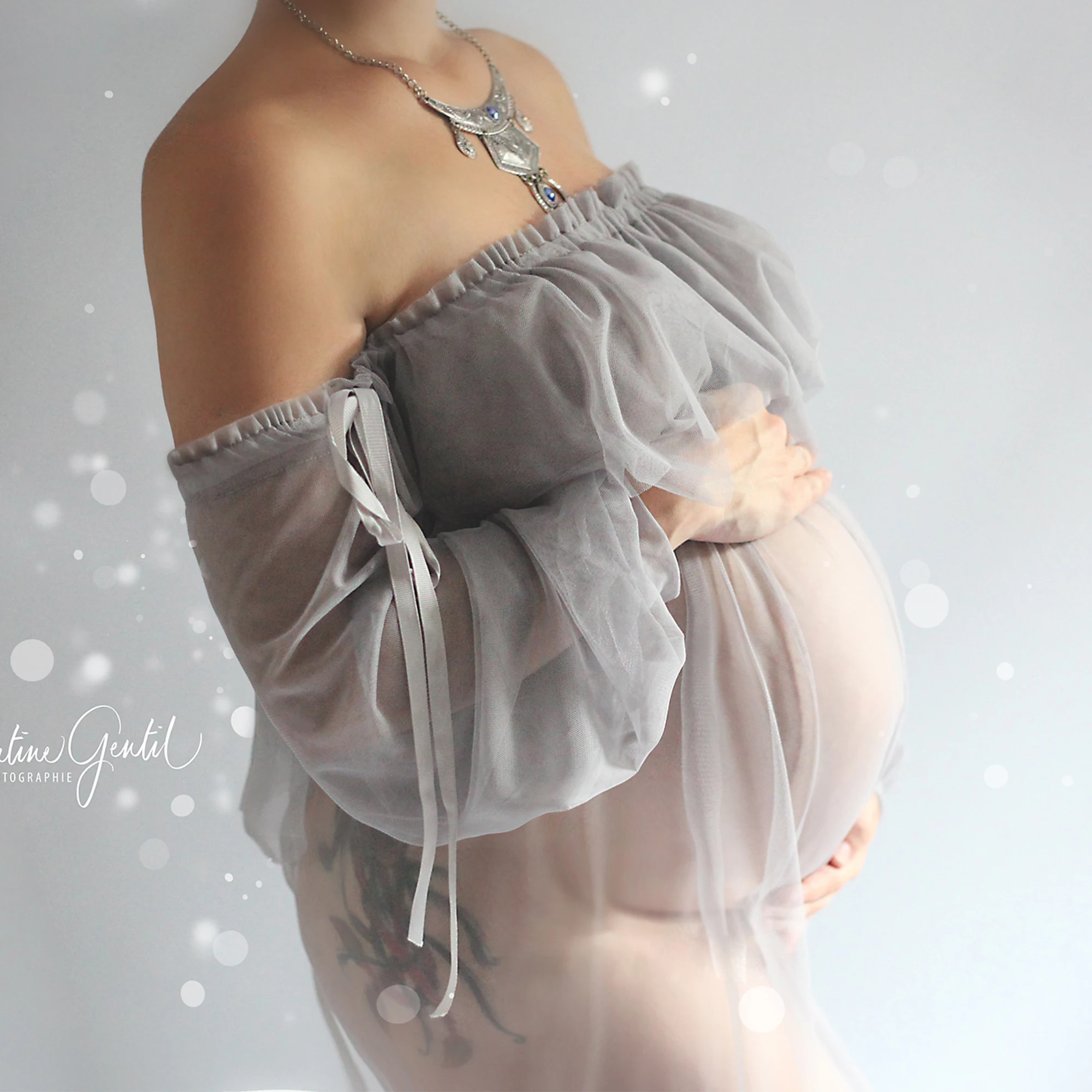 Пикантные платья для беременных Don &amp Judy реквизит фотосессии фатиновое платье с