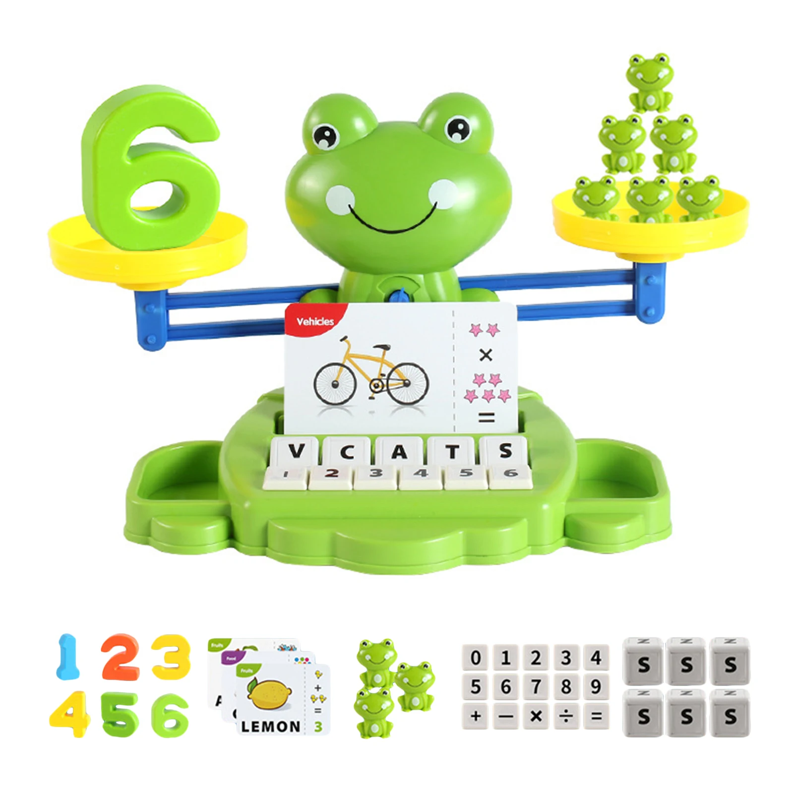 

Balance Toys Scale Toy Kids Educational Toys Frog Math Counting Game Early Learning Balance Children Enlightenment Math Toys