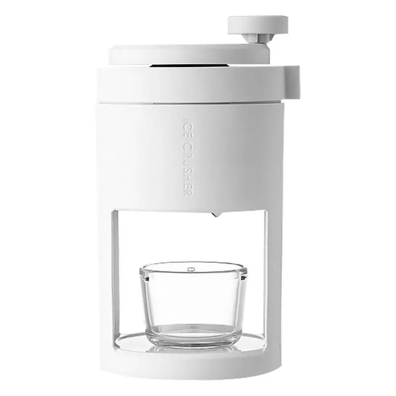 

Small Manual Shaved Ice Machine Smoothies Hail Ice Breaker Hand-cranked Ice Crusher Ice Shaver Kitchen Gadgets Ice Blenders