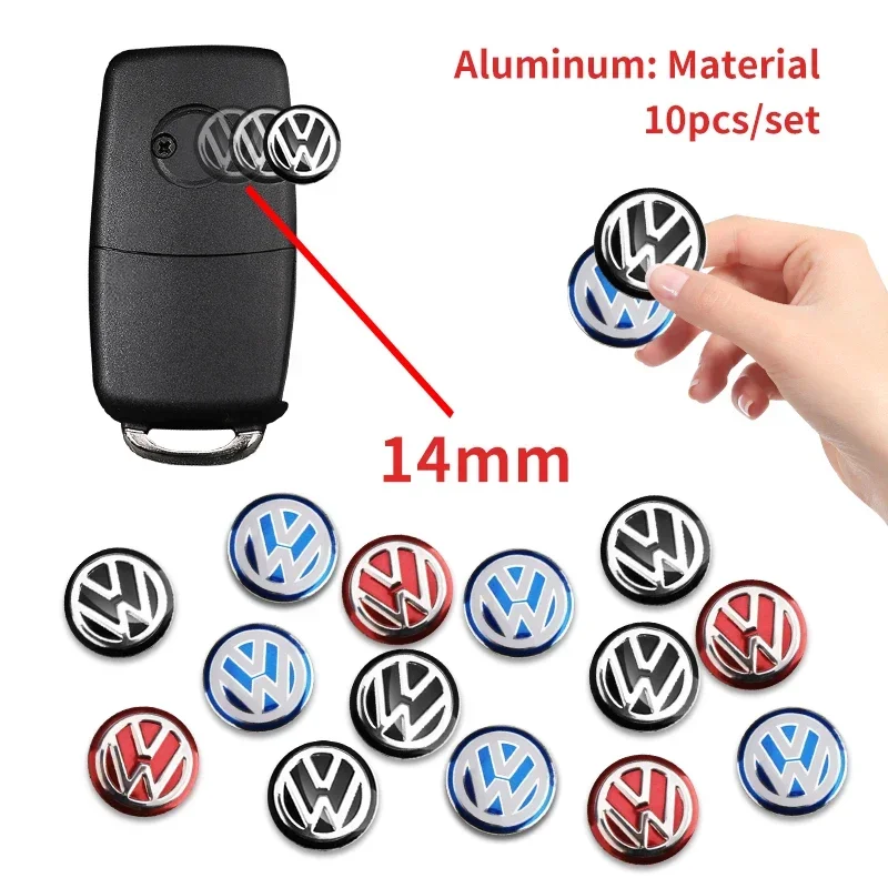 Для Volkswagen VW Стайлинг автомобиля Алюминиевый металлический Наклейки на удаленный