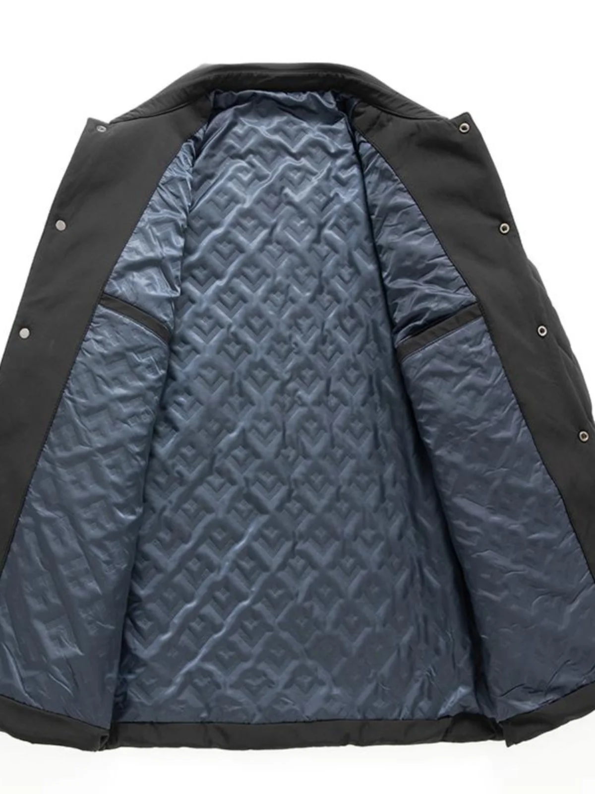 Одежда для папы осеннее и зимнее пальто средней длины тонкое хлопковое больших