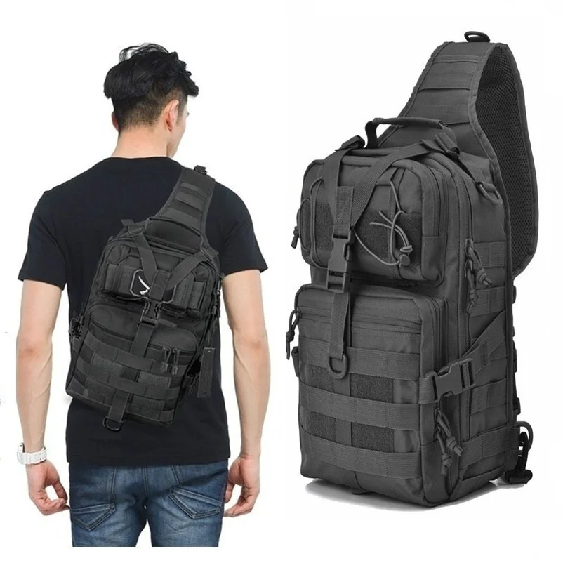 Military Tactical Assault Pack Sling Backpack Waterproof EDC Rucksack Bag for Outdoor Hiking Camping Hunting Trekking Travelling