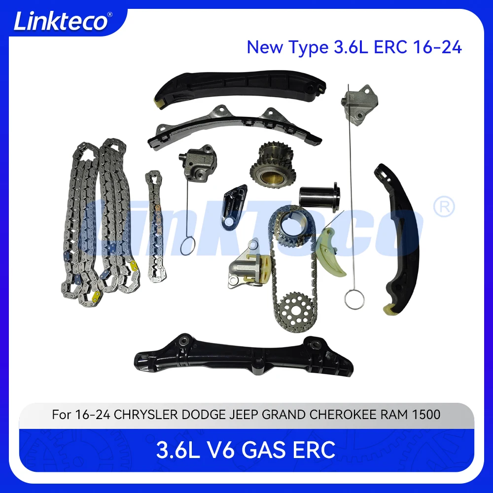 

Комплект цепи ГРМ двигателя подходит для 3,6 T L V6 GAS ERC для Chrysler Dodge Durango JEEP Grand Cherokee Wrangler RAM 1500 3,6 л 3,6 т