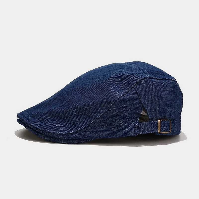 

Fashion Leisure Cowboy Beret Hat Europe America Retro Denim Berets Caps For Women Men Outdoor Travel Beret Hats Wholesal