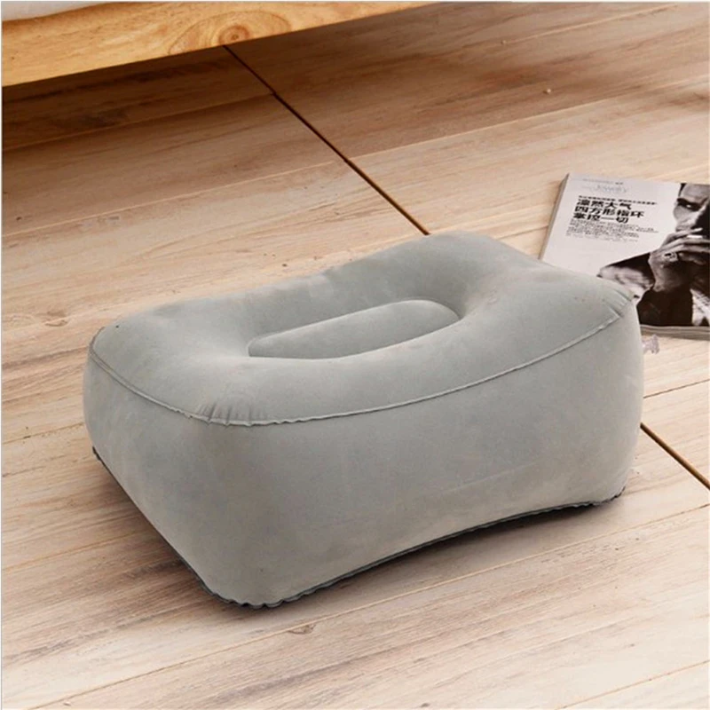 

Foldable And Portable Inflatable Footrest Pillow Air Pillow Cushion Travel Office Home Leg Up Relaxing Feet Tool Furniture