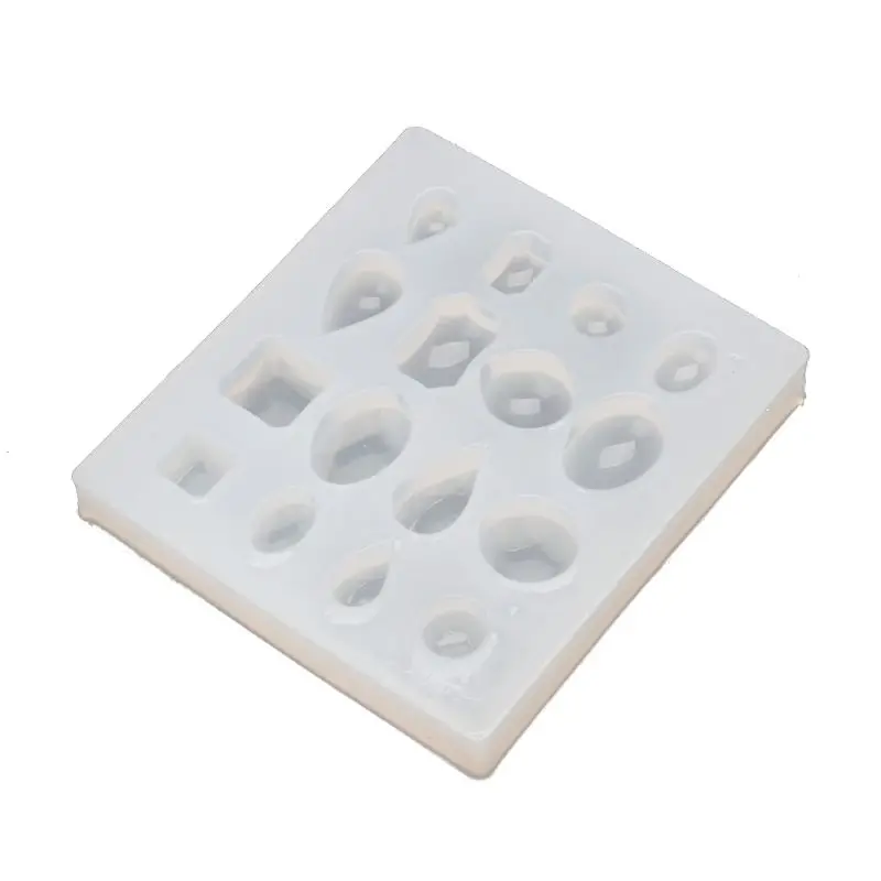 

Q81D Cabochon Gem Silicone Mold Oval Square Round Shapes Resin Epoxy Jewelry Making