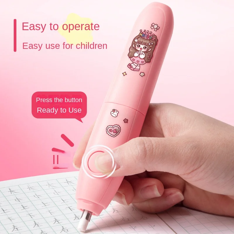 

Carba Bear Electric Eraser Rechargeable Elementary School Automatic Like Pen Eraser Art Students Special Highlight No MarkEraser