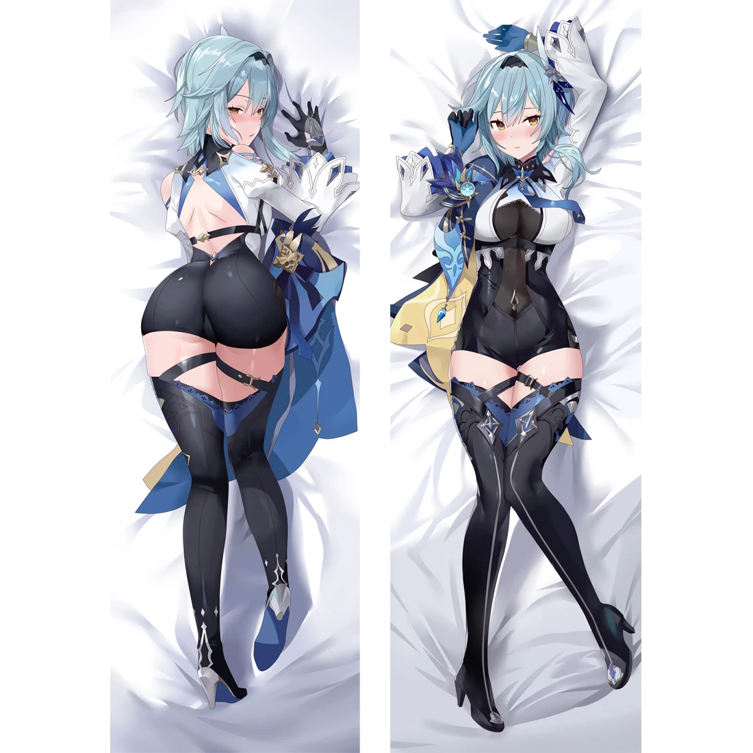 

Game Genshin Impact Eula Cosplay Dakimakura Anime Pillowcase Hugging Body Pillow Case Otaku Home Bedding Pillow Cushion Cover