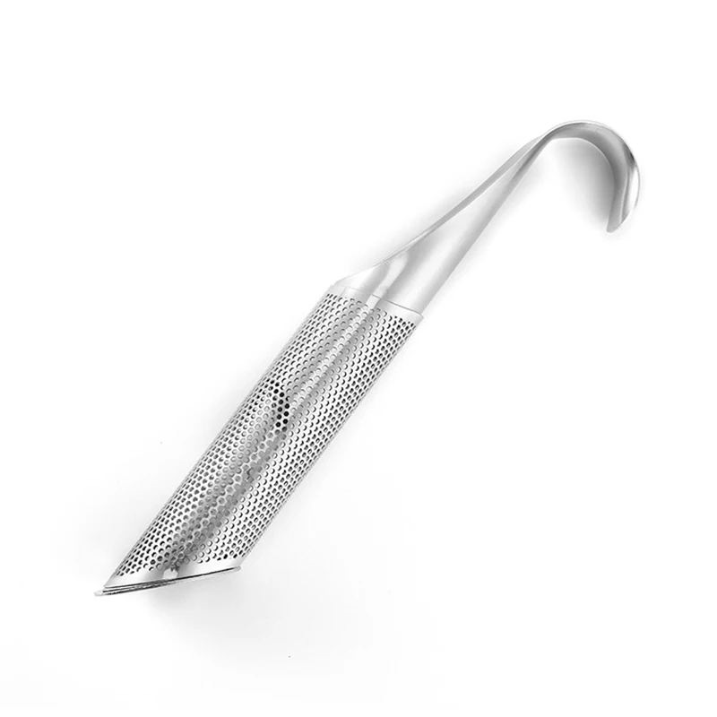

2pcs Pipe Design Touch Feel Tea Infuser Stainless Steel Tea Strainer Holder Tea Spoon Infuser Filter Kitchen Tea Tool Accessorie