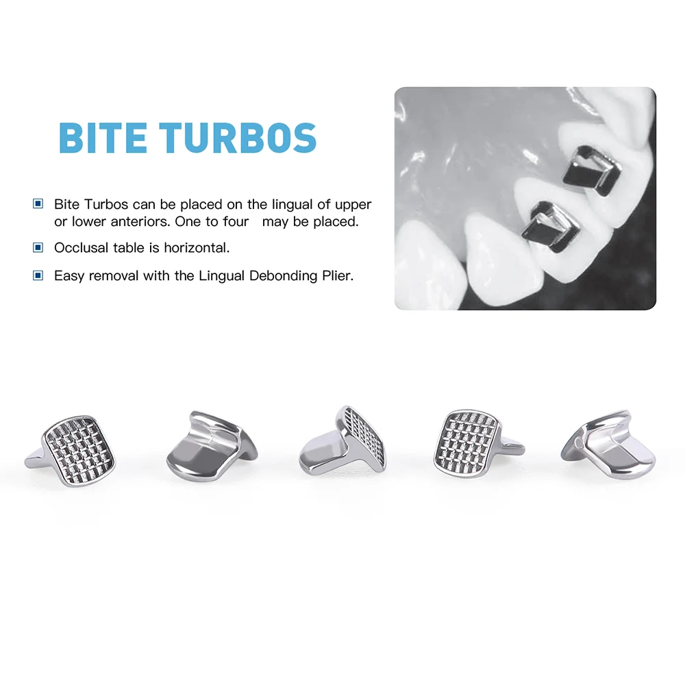 Ортодонтические одноразовые металлические/керамические 10 шт