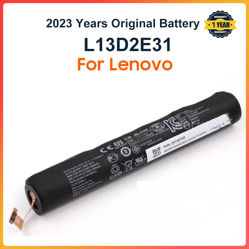 Аккумулятор L13D2E31 для планшета Lenovo Yoga Tablet 8 B6000 B6000-H 60044 60043 L13C2E31 3 75 V 6000mAh