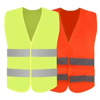car reflective safety vest strap reflective strip vest car emergency reflective vest fluorescent mesh high visibility jacket