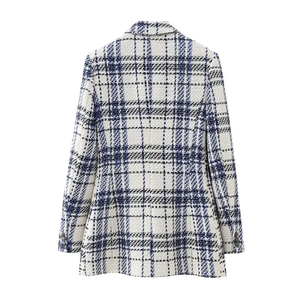 Women's double breasted fashionable retro suit jacket