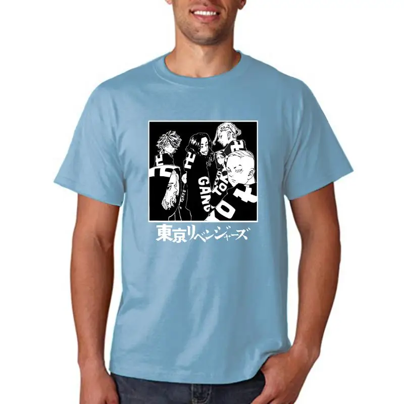 Футболка женская оверсайз с принтом Токио Повседневная Свободная рубашка