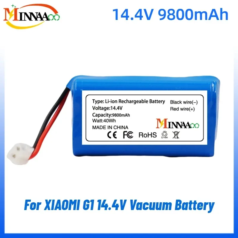 

Original Replacement Battery H18650CH-4S1P For Xiaomi Mijia Mi Sweeping Mopping Robot Vacuum Cleaner G1 3500mAh