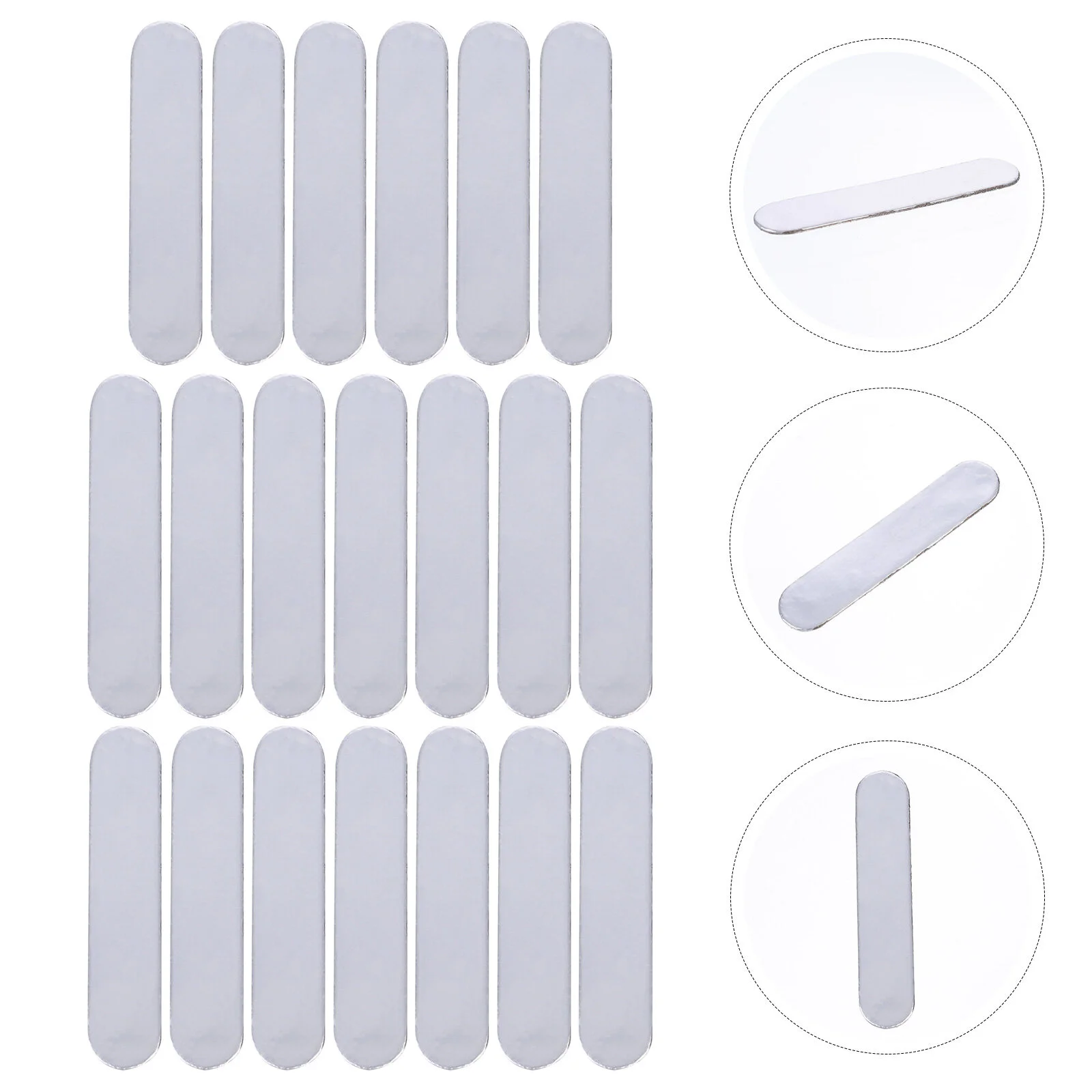 

20pcs Golfer Adhesive Tape Strips Add Power Weight to Tennis Racket