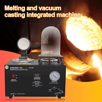 cast vacuum and melting machine digital display high temperature refining precious metal jewelry casting tool and investing tool