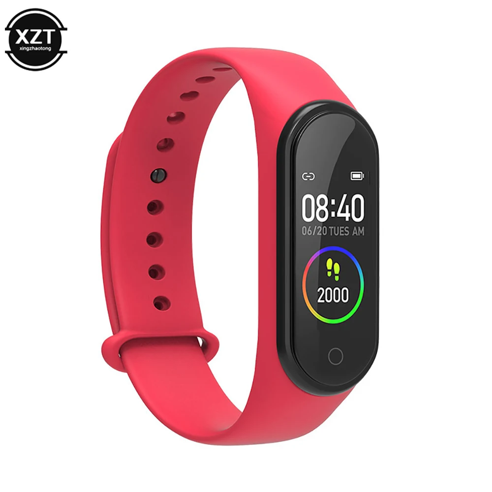

M4 Smart Watch Smart Wristband IP65 Waterproof Watch Blood Pressure Heart Rate Monitor Fitness Tracker Sports Bracelet Novelty