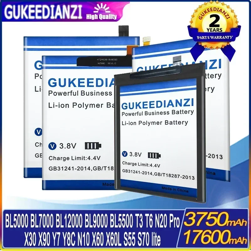 Аккумулятор 3750 мАч-17600 мАч для DOOGEE BL5000 BL7000 BL12000 T6 N20Pro/X30 Y7 N10 X60/X60L s55 S70lite/BL9000 BL5500 X90 Y8C
