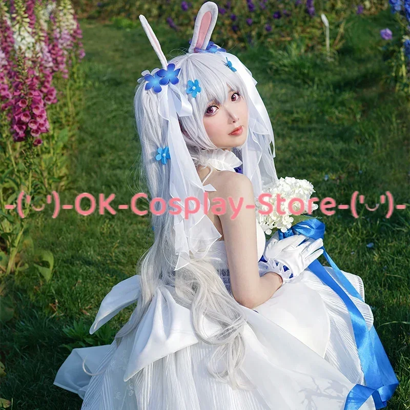 Игра Azur Lane USS Laffey свадебное платье женские нарядные наряды белое торжественное