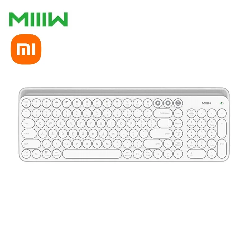 Беспроводная Bluetooth клавиатура Xiaomi MIIIW, Двухрежимная клавиатура с 102 клавишами, офисный кронштейн, Совместимость с несколькими системами, мобильные телефоны, планшеты, ноутбук