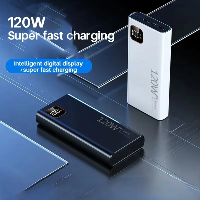 Фото VIVO 120 Вт 200000 мАч Power Bank CCC Высокая емкость Быстрая зарядка Powerbank 3C Портативное внешнее зарядное устройство для Iphone Xiaomi №4