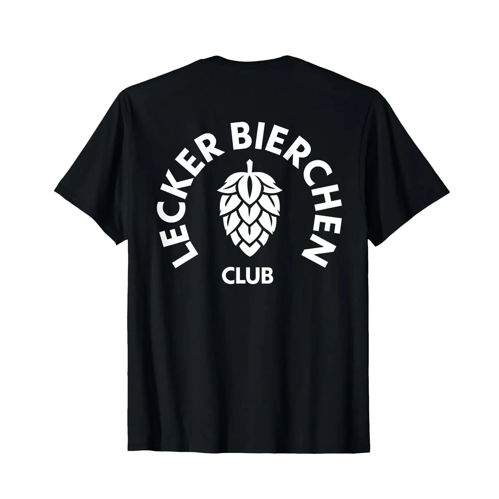 Фото Футболка Lecker Bierchen Club, винтажная, с эффектом потертости, мужская, дизайнерская одежда, унисекс, слегка повседневная, уличная мода, удобная. №1
