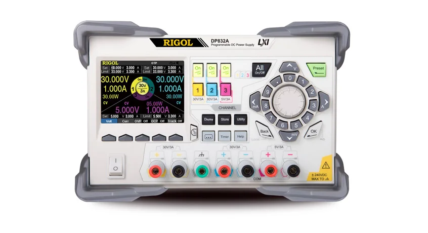 

Rigol DP832A тройной выход 195 Вт Источник питания постоянного тока 3 канала