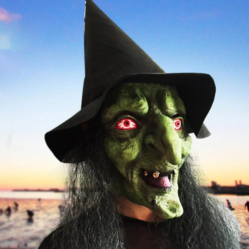 Острый аксессуар для подбородка набор подушек лица ведьмы и зомби на Хэллоуин