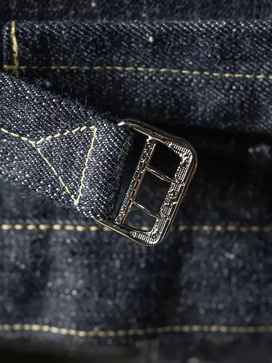 Прочная джинсовая куртка Bronson 1943 года модель S506XX из джинсовой ткани Slub Raw Selvedge