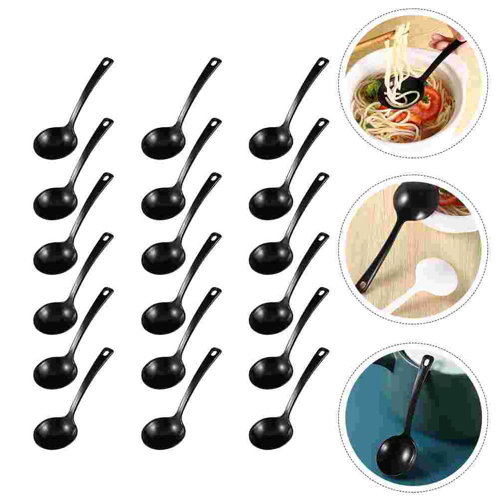 

18pcs Disposable Spoons Large Spoons Home Porridge Spoons Hot Pot Spoons