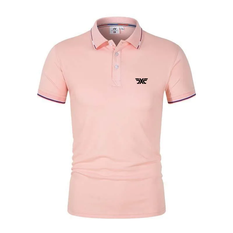 2023 Spring and Summer Men's Golf Shirt Fashion Short Sleeve T-shirt Golf Sportswear Quick Dry Breathable POLO T-shirt Top