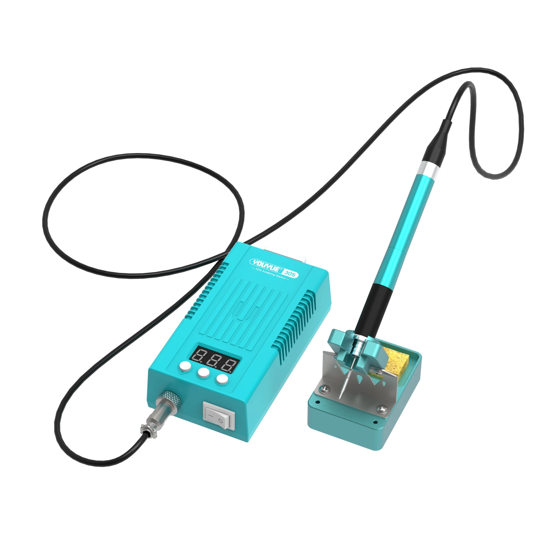 UYUE T210 75W Electric Digital Soldering Iron Station 220V 110V Temperature Adjustable Welding Soldering Tips Tools Accessories