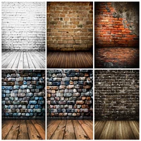 vinyl custom vintage brick wall wooden floor photography backdrops graffiti photo background studio prop 17056 tw 16