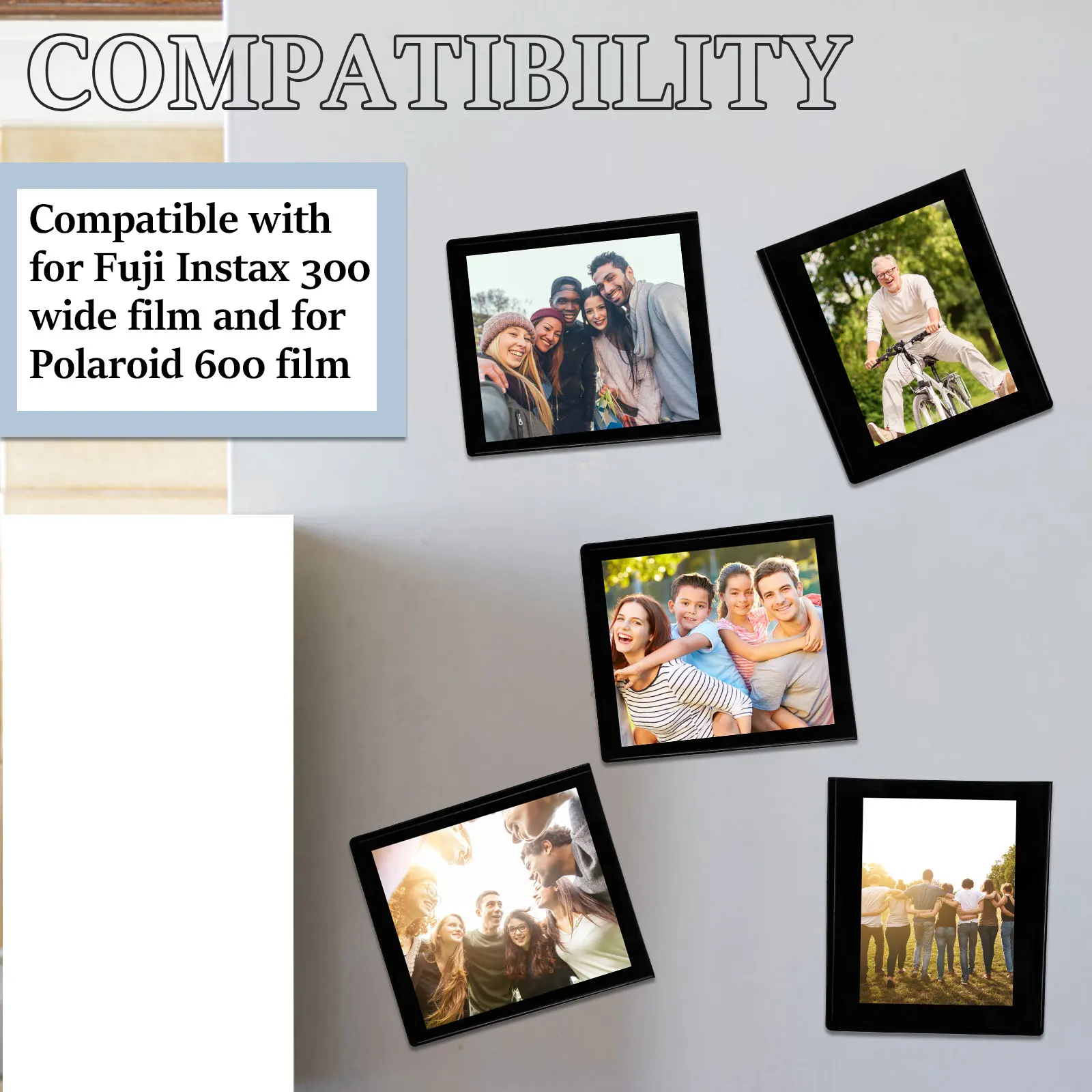 Квадратная магнитная фоторамка в классическом стиле набор из 10 предметов для