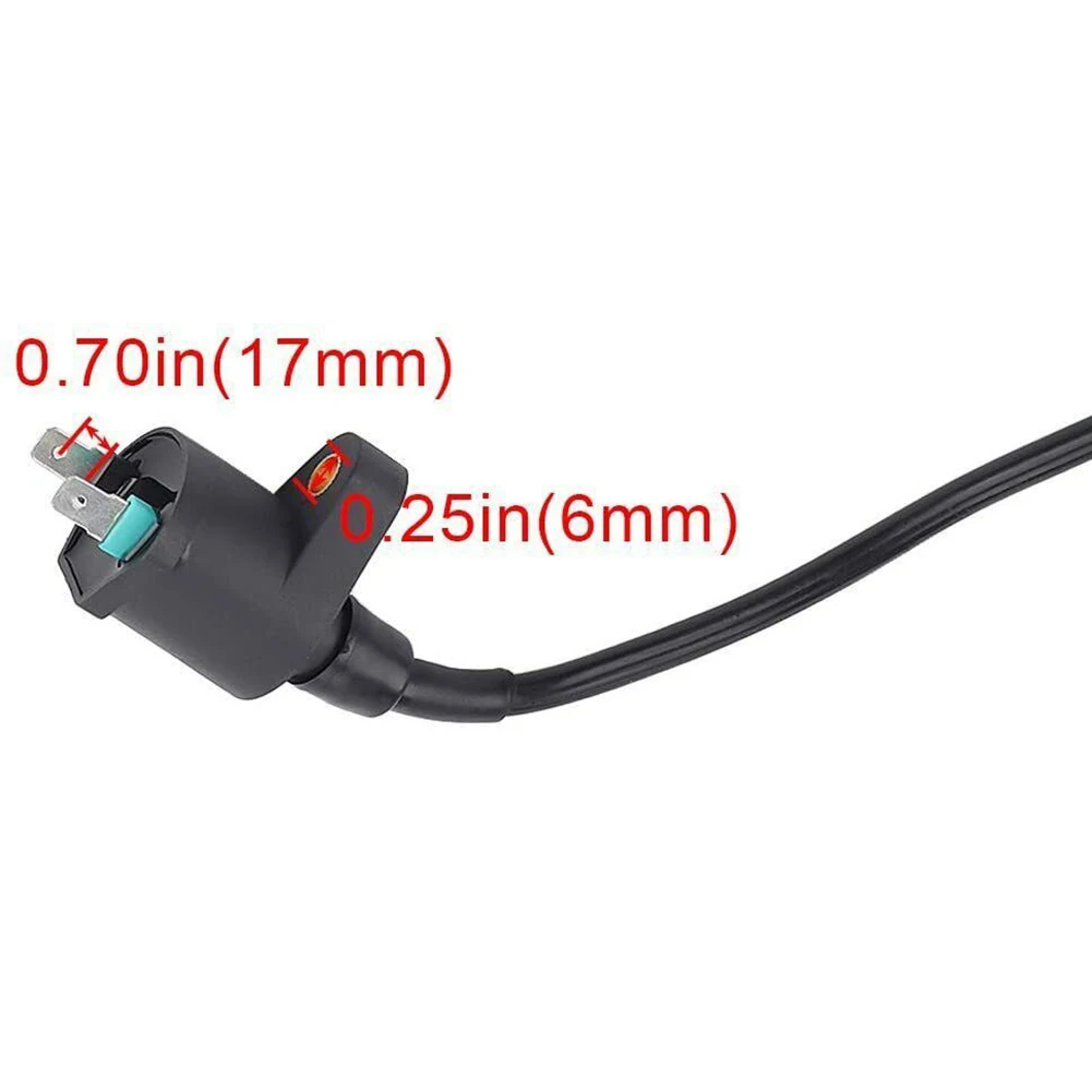 

Scooter 55cm Black Car Part Scooter Ignition Coil For TRX300 GY6 50CC 125CC 150CC Engine Motorcycle Dirt Bike Scooter Moped 1pcs