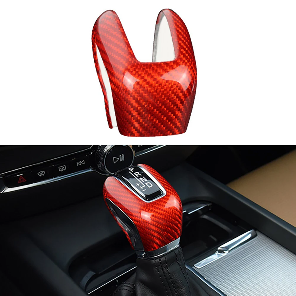 

Новый стиль, красная отделка из углеродного волокна для Volvo XC60 XC90 S60 S90 V60 V90, аксессуары для интерьера автомобиля