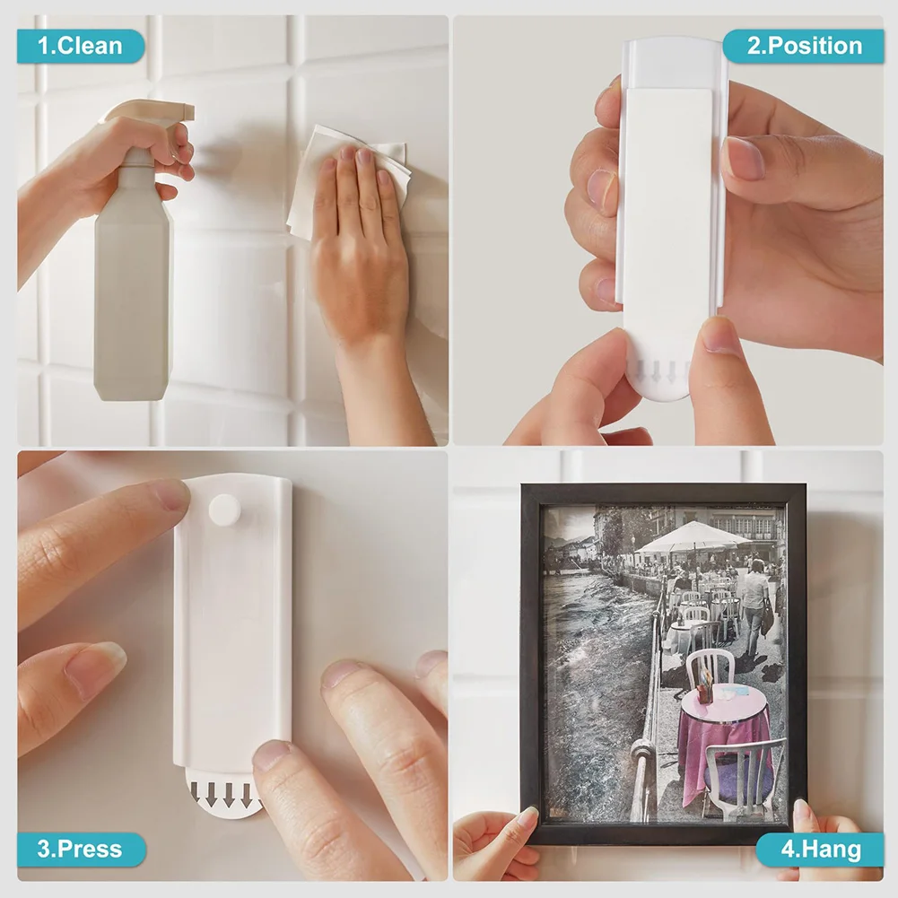 AAAAAAMultifunctionNon-TraceSelf клейкий крючок для гвоздей фоторамки фоторамка с отверстием