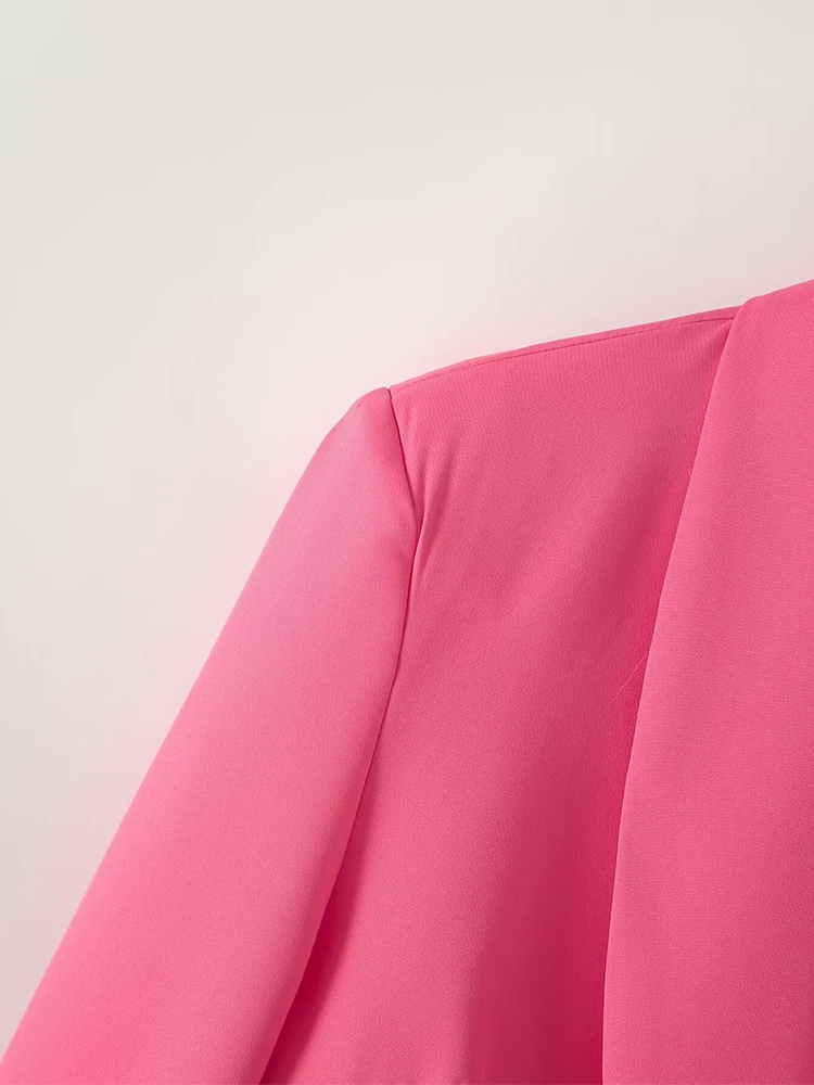 Kar &amp Otza Женский Осенне-зимний Однотонный Дизайнерский Пиджак Свободного Покроя