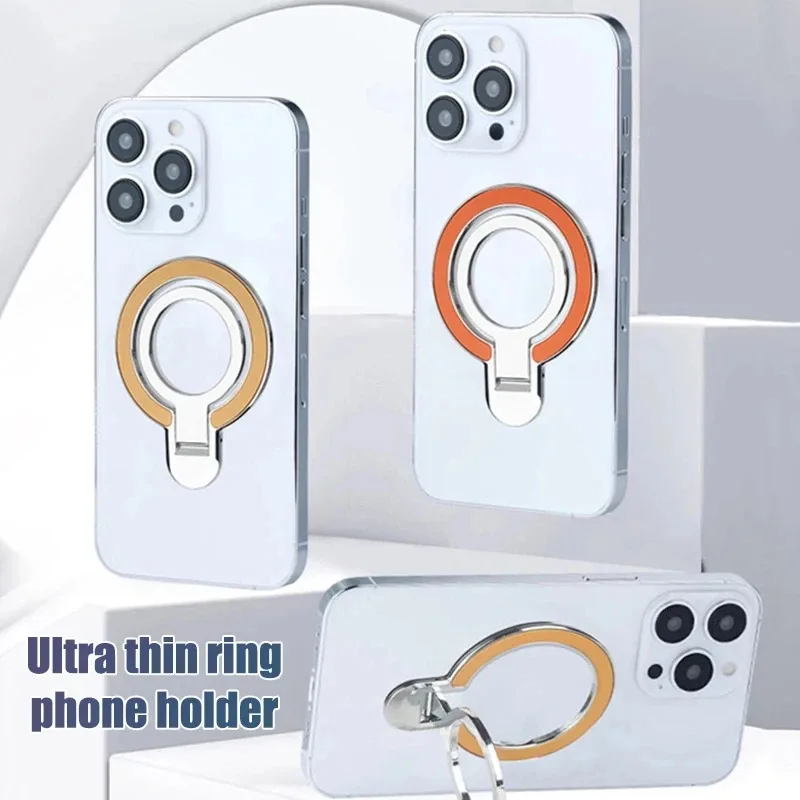 Магнитный кольцевой держатель для телефона MagSafe iphone 16 15 14 13 12 настольная пряжка из